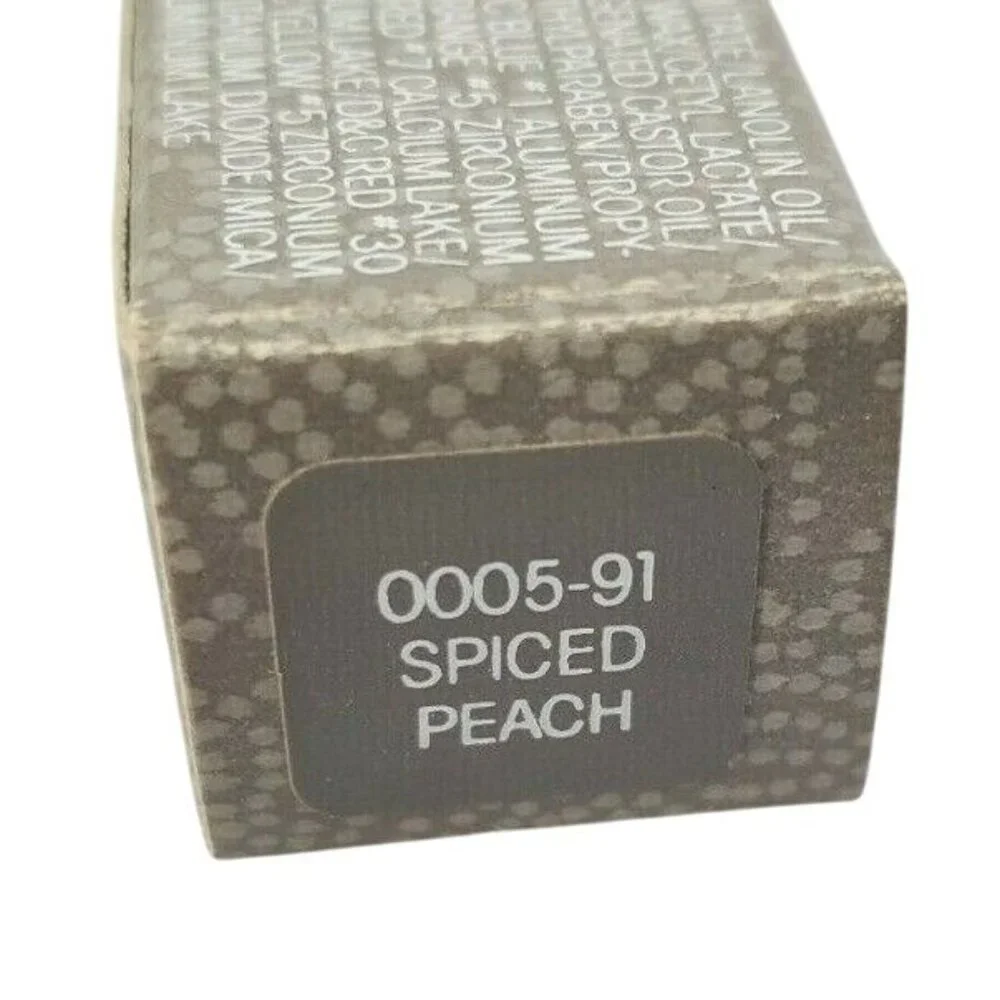 Vintage Germaine Monteil Super Moist Lipstick Spiced Peach NOS 1980s Gray‎ Tube